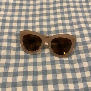 Ace & Tate Vic polarized sunglasses in Cashew